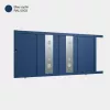Portail aluminium: Portail coulissant Marseille Bleu saphir RAL 5003