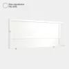 Portail aluminium: Portail coulissant Melbourne Blanc signalisation RAL 9016