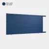 Portail aluminium: Portail coulissant Melbourne Bleu saphir RAL 5003