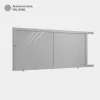 Portail aluminium: Portail coulissant Milan Aluminium Blanc RAL 9006