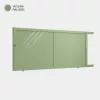 Portail aluminium: Portail coulissant Milan Vert pale RAL 6021