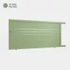 Portail aluminium: Portail coulissant Oslo Vert pale RAL 6021