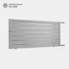 Portail aluminium: Portail coulissant Santiago Aluminium Blanc RAL 9006