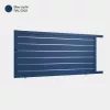 Portail aluminium: Portail coulissant Santiago Bleu saphir RAL 5003