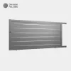 Portail aluminium: Portail coulissant Santiago Gris sable RAL 2900