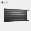 Portail aluminium: Portail coulissant Santiago Noir sable RAL 2100