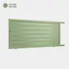 Portail aluminium: Portail coulissant Santiago Vert pale RAL 6021