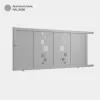 Portail aluminium: Portail coulissant Strasbourg Aluminium Blanc RAL 9006