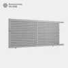 Portail aluminium: Portail coulissant Toronto Aluminium Blanc RAL 9006