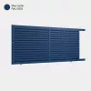 Portail aluminium: Portail coulissant Toronto Bleu saphir RAL 5003