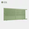 Portail aluminium: Portail coulissant Trieste Vert pale RAL 6021