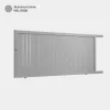 Portail aluminium: Portail coulissant Venise Aluminium Blanc RAL 9006