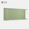 Portail aluminium: Portail coulissant Venise Vert pale RAL 6021