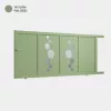 Portail aluminium: Portail coulissant Vitoria Vert pale RAL 6021