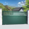 Portail vert en aluminium