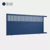 Portail aluminium: Portail coulissant Wellington Bleu saphir RAL 5003