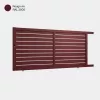 Portail aluminium: Portail coulissant Ymare Rouge Vin RAL 3005