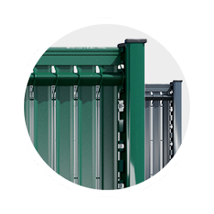 Grillage rigide : Kit grillage rigide avec occultant PVC