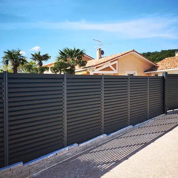 Palissade Aluminium Composite Pleine Ajour e Ou Persienne 